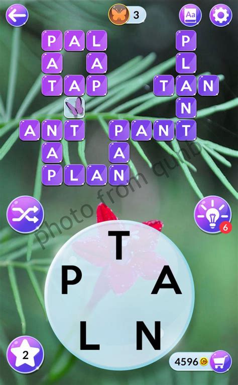 Wordscapes in Bloom answers .
